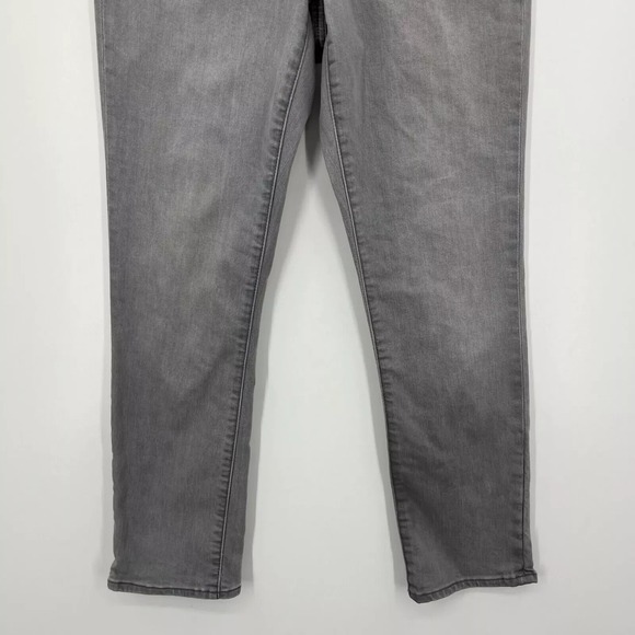 Athleta Jeans Women's Size 4 Gray Cotton‎ Blend Stretch Mid Rise Ankle Zip Fly - Picture 3 of 11